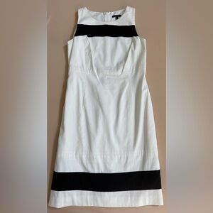 Rafaella Classic White Cotten Dress with Lining Coastal Grandma